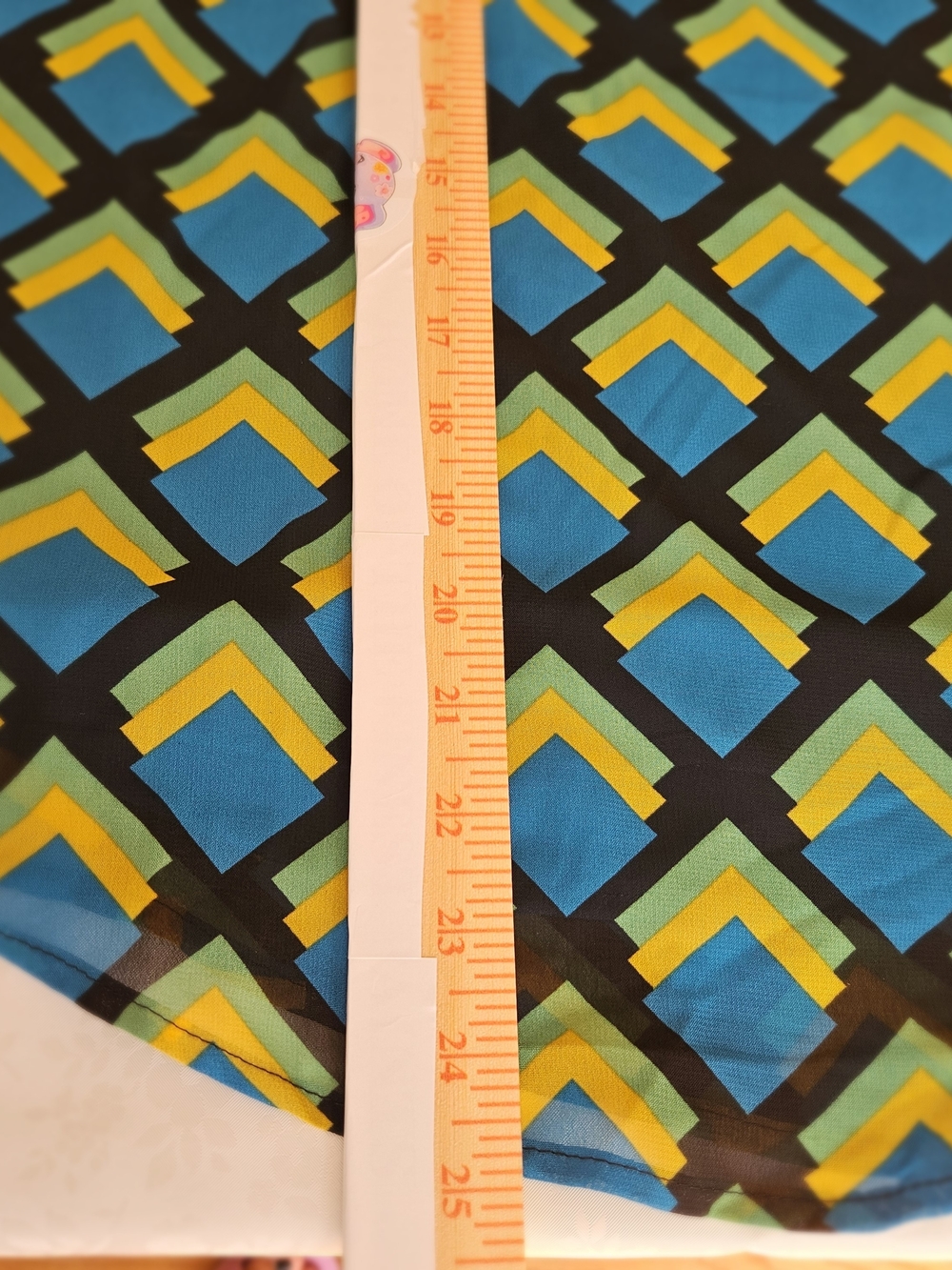 New York & Company Retro Geometric High Neck Long Sleeve Blouse NWT Size S - Picture 14 of 16